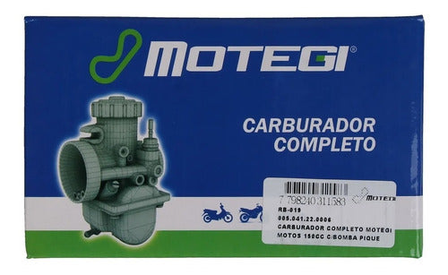 Carburador Completo Motegi Con Bomba De Pique Motos 200cc 2