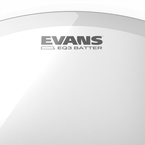 Evans EQ3 Double Ply 22 inch Clear Bass Drum Head BD22GB3 1