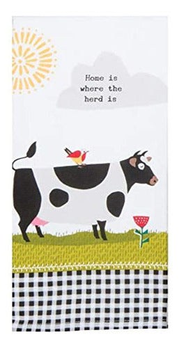 Kay Dee Designs Farm Charm Cow Dp Terry Trapo De Cocina, 16 0