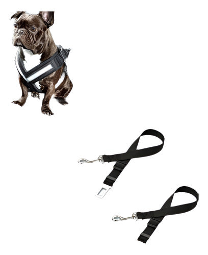 2 X Pet Dog Safety Seat Belt Harness Dog De 0