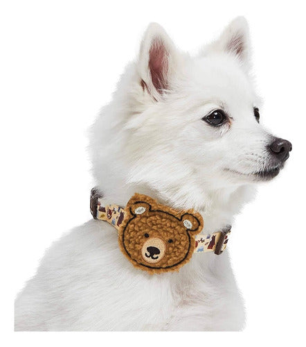 Blueberry Pet Funny Bear Collar Adjustable for Dogs with Detachable Decoration 2