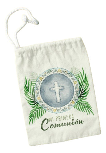 Fabric Souvenir Bags for Communion and Baptism - 15x20 cm - (10 Units) 0