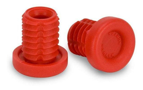 Stolen Vortex Bicycle Grip Plugs, Rubber 0