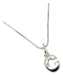 925 Silver Initial Letter Necklace 20