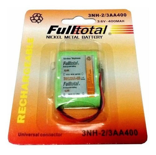 Fulltotal 400mAh 3.6V Rechargeable Nickel Phone Battery 0