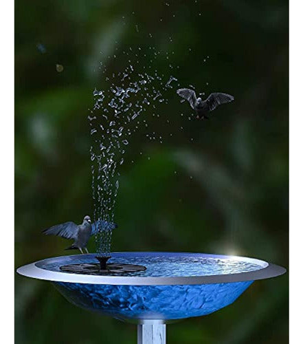 Estefanlo Solar Fountain Pump, 1.4W Solar Fountain for Bird Bath 1