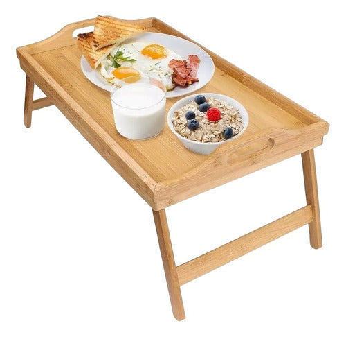 Vonne Breakfast Tray CCN096 Wooden with Legs 0