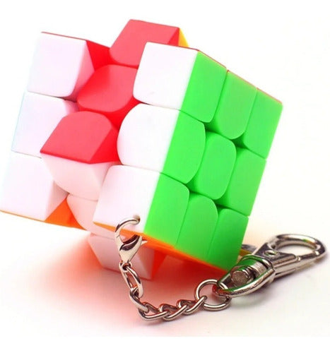 Moyu Stickerless Removable Rubik's Keychain 35 Mm 0