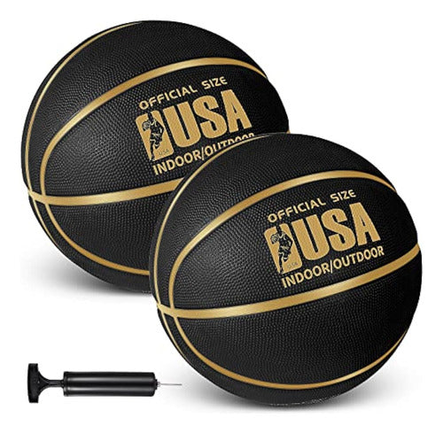 Lenwen Official Size Basketballs, 2 Units 0