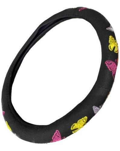 Butterfly Steering Wheel Cover + Super Reinforced Seat Belt Cover! 2