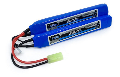 Bateria Lipo - 7.4v/2s(2 Pack) - 2200mah - 20c/40c Airsoft 0