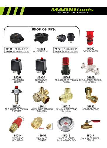 Manómetro Vertical Compresor 180psi 12kg 18lb 63mm Rosca 1/4 3