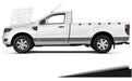 Decal Ford Ranger Guarda Pampa Single Cab 2013/19 Set 4