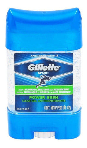 Gillette Desodorante En Gel Power Rush 82 G 0