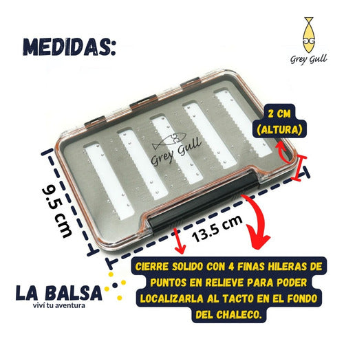 Caja Para Moscas Grey Gull Hg013a - (progg) 1