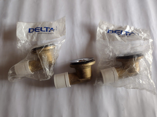 Bronze Elbow Bathtub Drain Plug Set by Delta 1