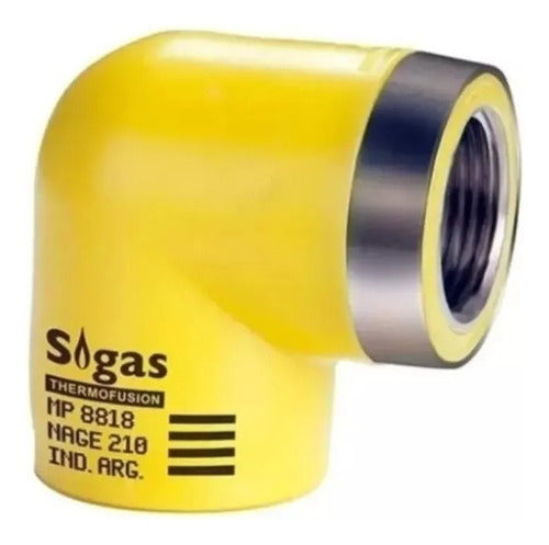 SIGAS 90º Elbow With Metal Insert 25 Mm X 1/2 0