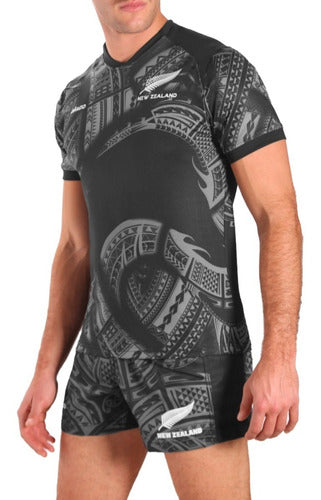 Imago Stretch Rugby T-Shirt All Blacks 0