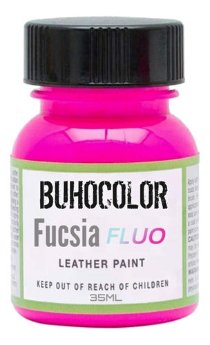 Pintura Fucisa Fluo Buhocolor Original Cuero / Tela 35ml 0