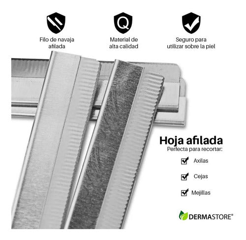 Special Platinum Razor Blade Replacement for Barber's Razor X100 4