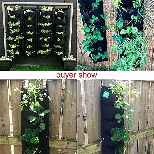 Meiwo New Upgraded Deeper and Bigger 7 Pocket Vertical Wall Planter 6