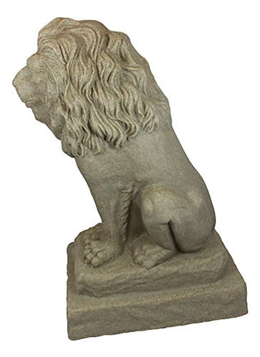 Emsco Group Guardian Lion Statue - Natural Sandstone Appearance 1