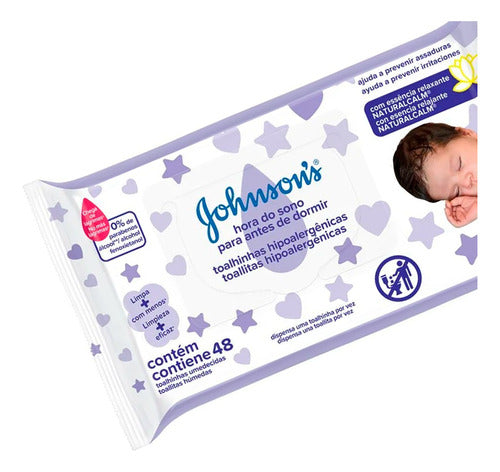 Johnson's Baby Toallitas Húmedas Bebes Antes De Dormir 48u 4