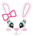 Easter Bunny Girl Face Embroidery Machine Design 688 0