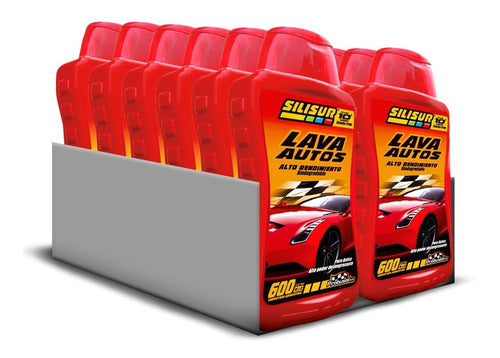 Premium Car Wash Shampoo Silisur 600cc Pack of 12 0