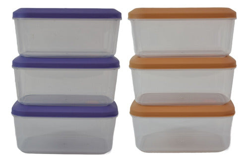 JTA STORE TECHNOLOGY Set of 3 BPA-Free Plastic Containers 1