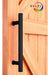 Bronzen 1 Meters Black Steel Handle for Aluminum or Wood Doors 7