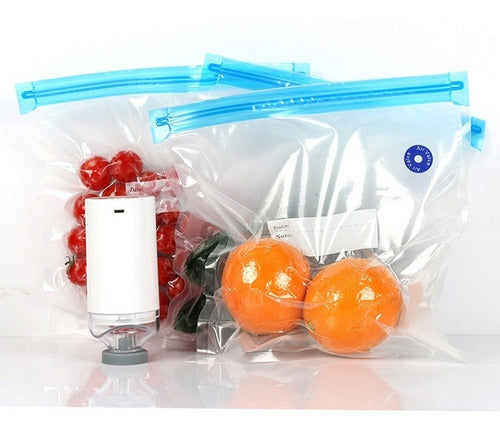 Pack X12 Bolsas Vacio Alimentos 22x34cm Sin Bombita 6