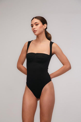 FEXTY Black Lycra Bodysuit 1