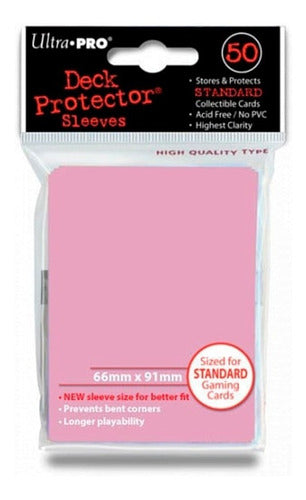 Ultra Pro Protectores Standard 50 Unidades - Rosa 0