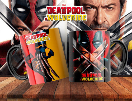 Sublismall Tazas Deadpool Wolverine | Por Mayor X 20 Polimero Plastico 6