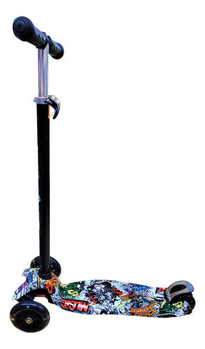 Faydi California Graffiti Scooter with LED Lights 3