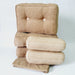 Complete Chenille Divan Kit: 3 Cushions + 2 Bolsters + Fitted Sheet 95