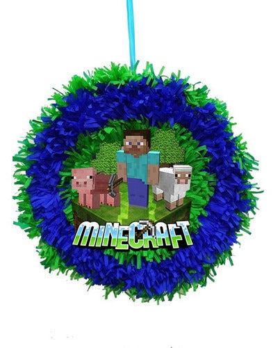 Arte en souvenir Piñata De Minecraft 3