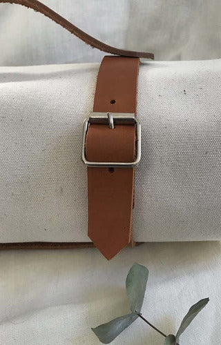 Double Leather Strap for Blankets 1