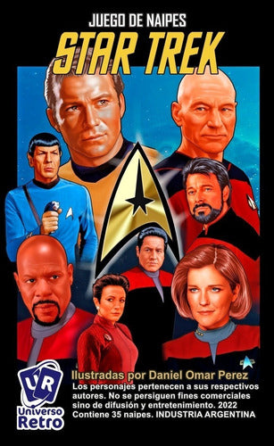 Universo Retro Star Trek Cards Similar to Cromy Kirk Spock Picard 0