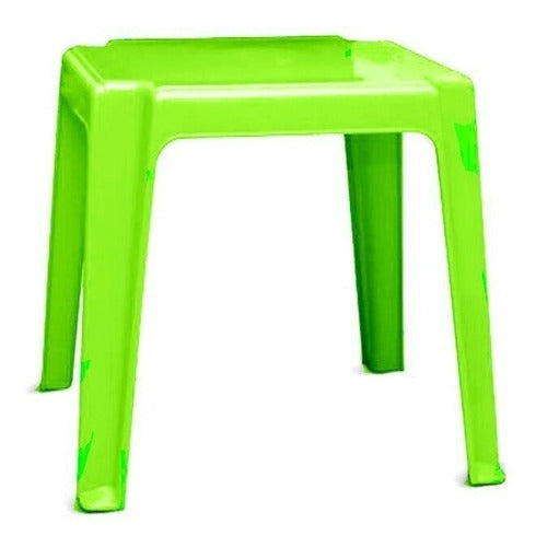 Square Stackable Plastic Carolina Table by Colombraro 9