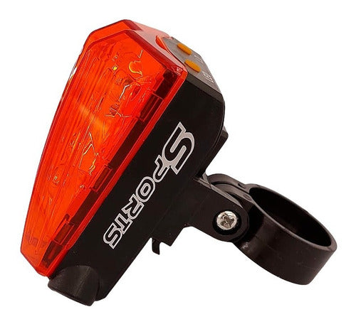 Infrared Bike Rear Light with Ground Projection 5
