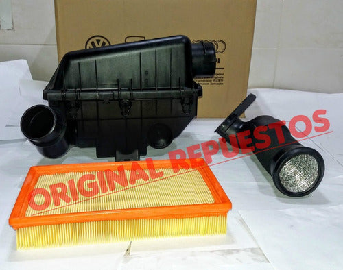 Volkswagen Portafiltro De Aire + Filtro De Aire Original Gol Ab9 1.6 1