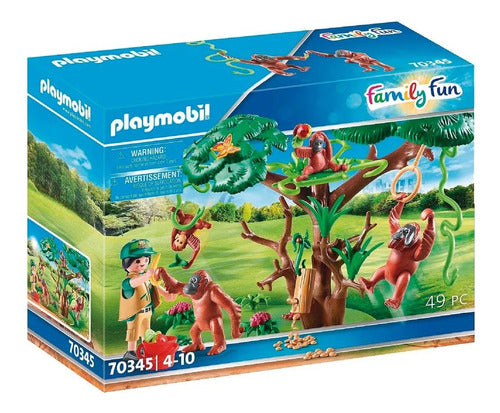 Playmobil 70345 Orangutanes Con Arbol 0