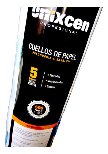 Papel Cuello Barberia Peluqueria Corte 5 Rollos 3