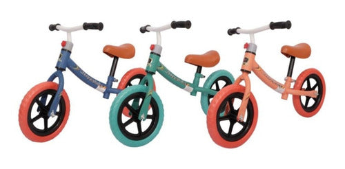 Happy Baby Bici Sin Pedal Infantil Niños Bicicleta Metal Ruedas D/goma 0