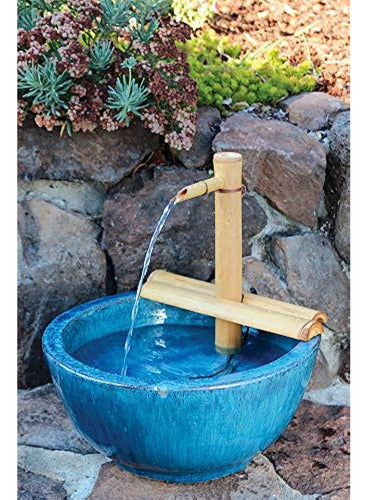 Bamboo Accents 12-Inch Adjustable Nozzle and Pump Fountain Kit 3