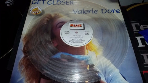 Valerie Dore Get Closer Vinilo Maxi Transparente Italy 1984 4