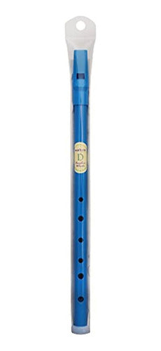 Waltons Blue Whistle Tube - Fun & Colorful Tin Whistle - Key of D 0