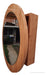 Round Mirror Medicine Cabinet with Paradise Wood Frame 1